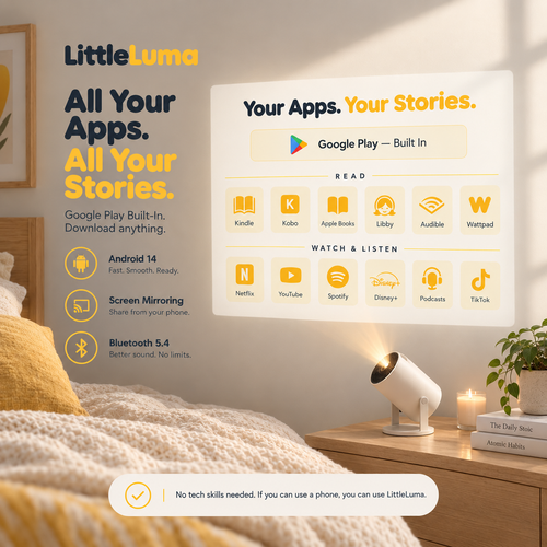 LittleLuma™ Portable Book Projector